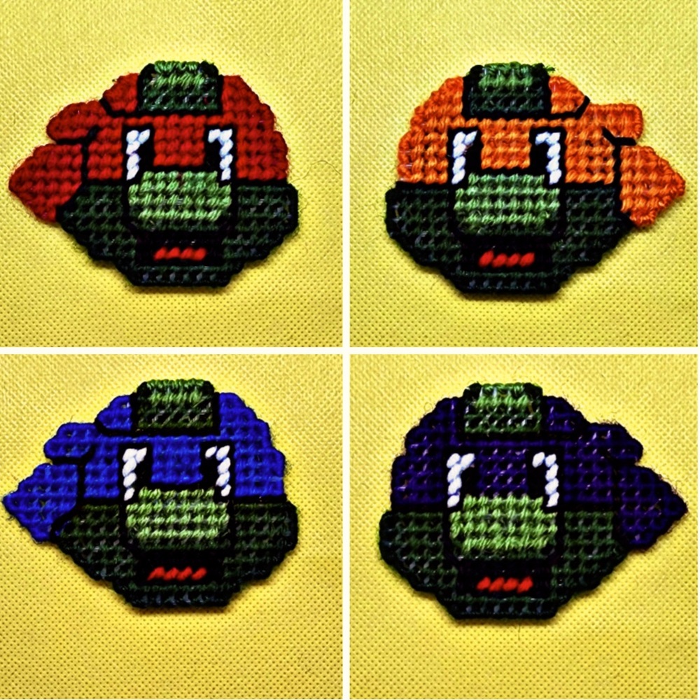 Refrigerator magnets inspired by the Teenage Mutant Ninja Turtles. - Picture 1 of 1